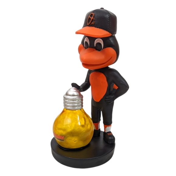 RARE Oriole Bird Agway Energy Light Up Bobblehead Baltimore Orioles SGA - Picture 2 of 11